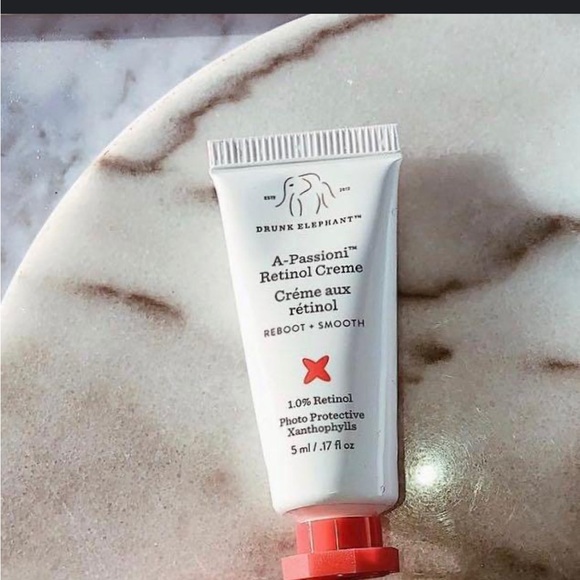 Drunk Elephant A- Passioni Retinol Cream Reboot + Smooth 1.0% Retinol 5ml - Picture 1 of 4